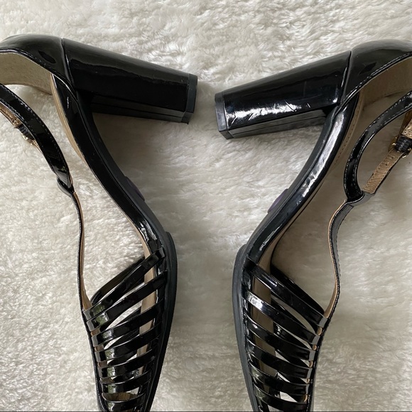 me too black patent shoe ankle strap SIZE 7-1/2 M - Picture 4 of 10